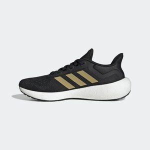 Adidas Pureboost 22 Shoes Women's Size 8, Core Black / Gold Metallic / Carbon